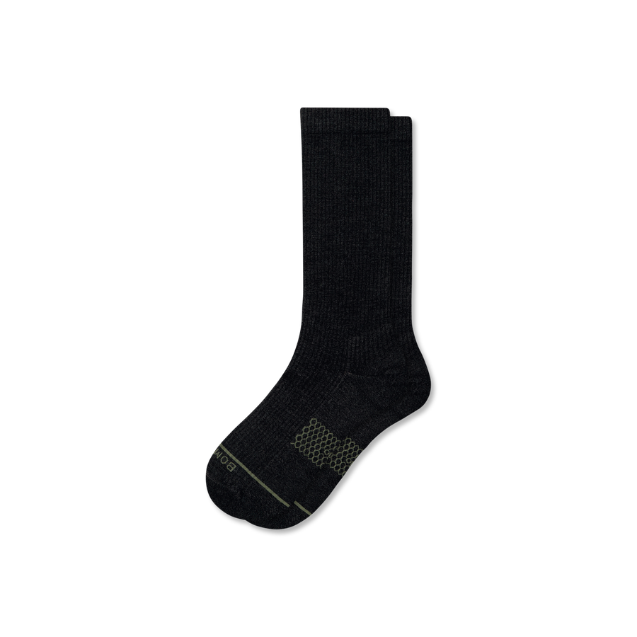 Women's Merino Wool Blend Modern Rib Calf Socks - Trail Office Pair