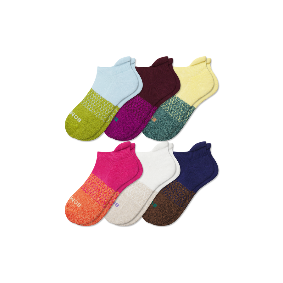 Youth Marl Ankle Sock 6-Pack - Outdoor Everyday Support