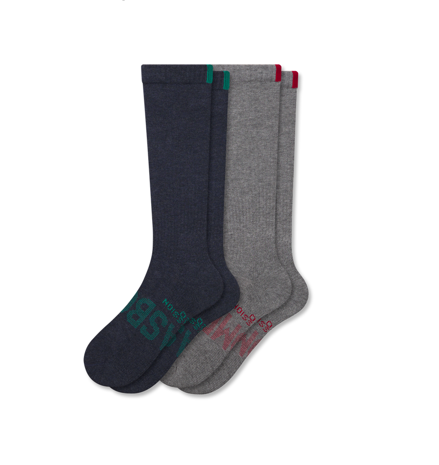 Women’s Everyday Compression Knee High Sock 2-Pack Gift Box - Motion Recovery Fit