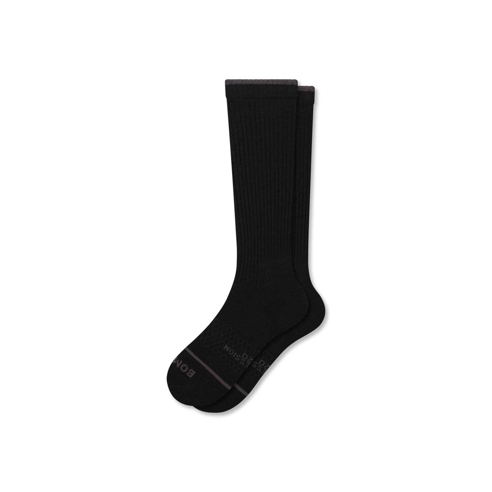 Merino Wool Everyday Compression Socks (15-20mmHg) - black L [10250]