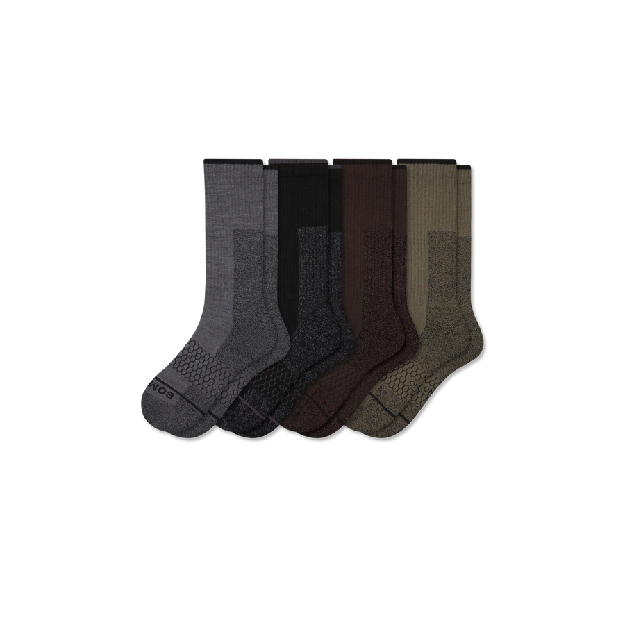 Women's Ultra Strong Merino Blend Calf Sock 4-Pack - Daily Low Cut Comfort