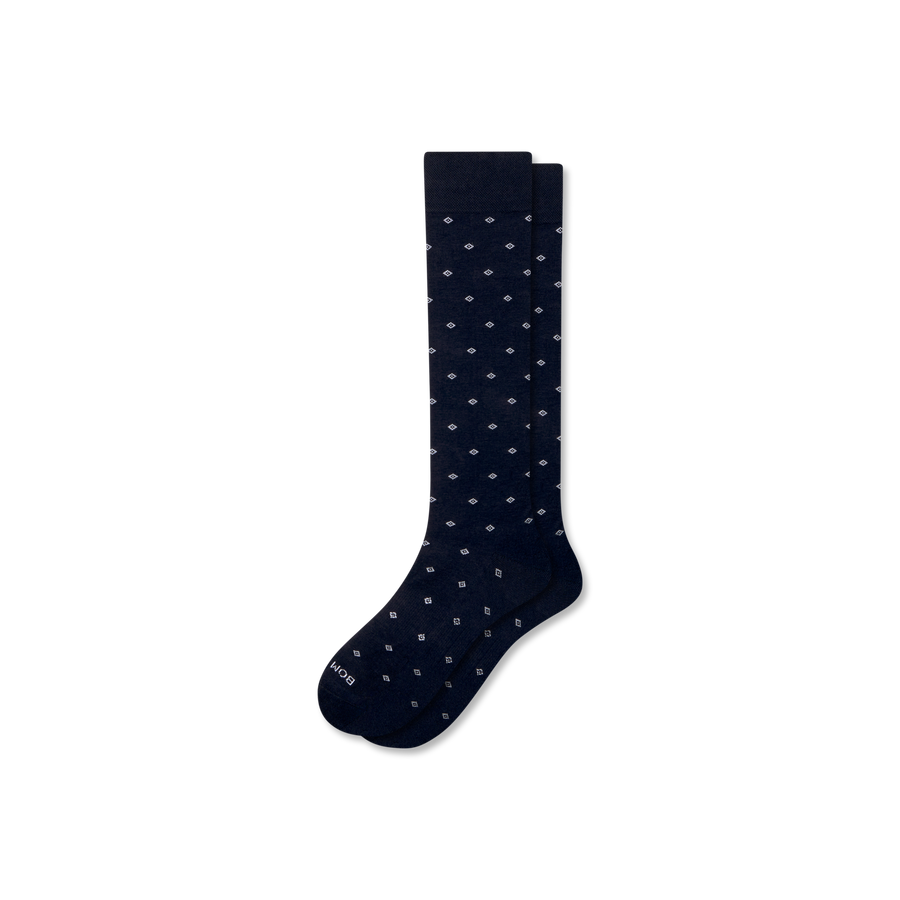 Men's Dress Over the Calf Socks - Fresh Recovery Comfort