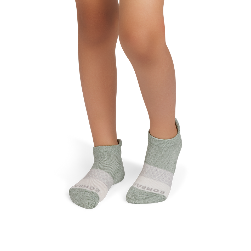 Junior Ankle Socks -sage stone harbor grey JO1 [10321]