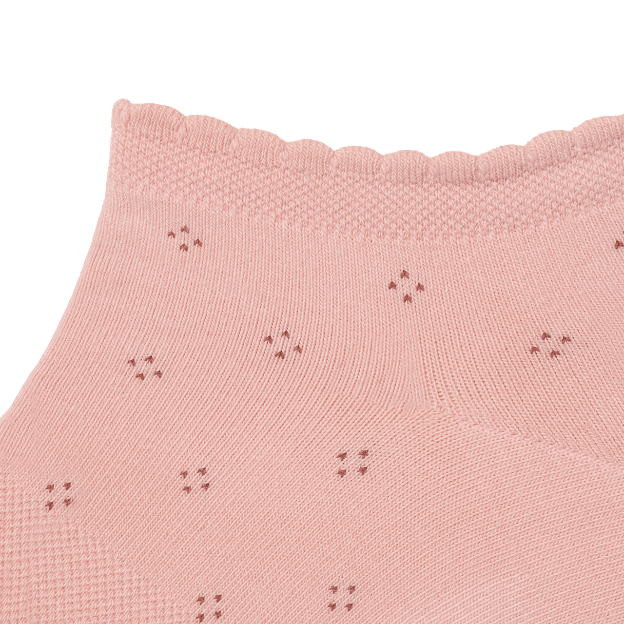 Lightweight Ankle Socks - baby pink Detail [10404]