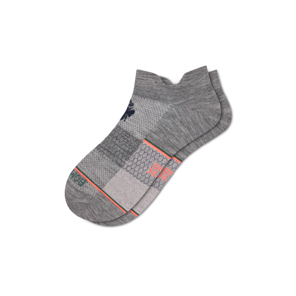 UltraLite Sport Merino Wool Blend Ankle Socks - Grey L [10440]
