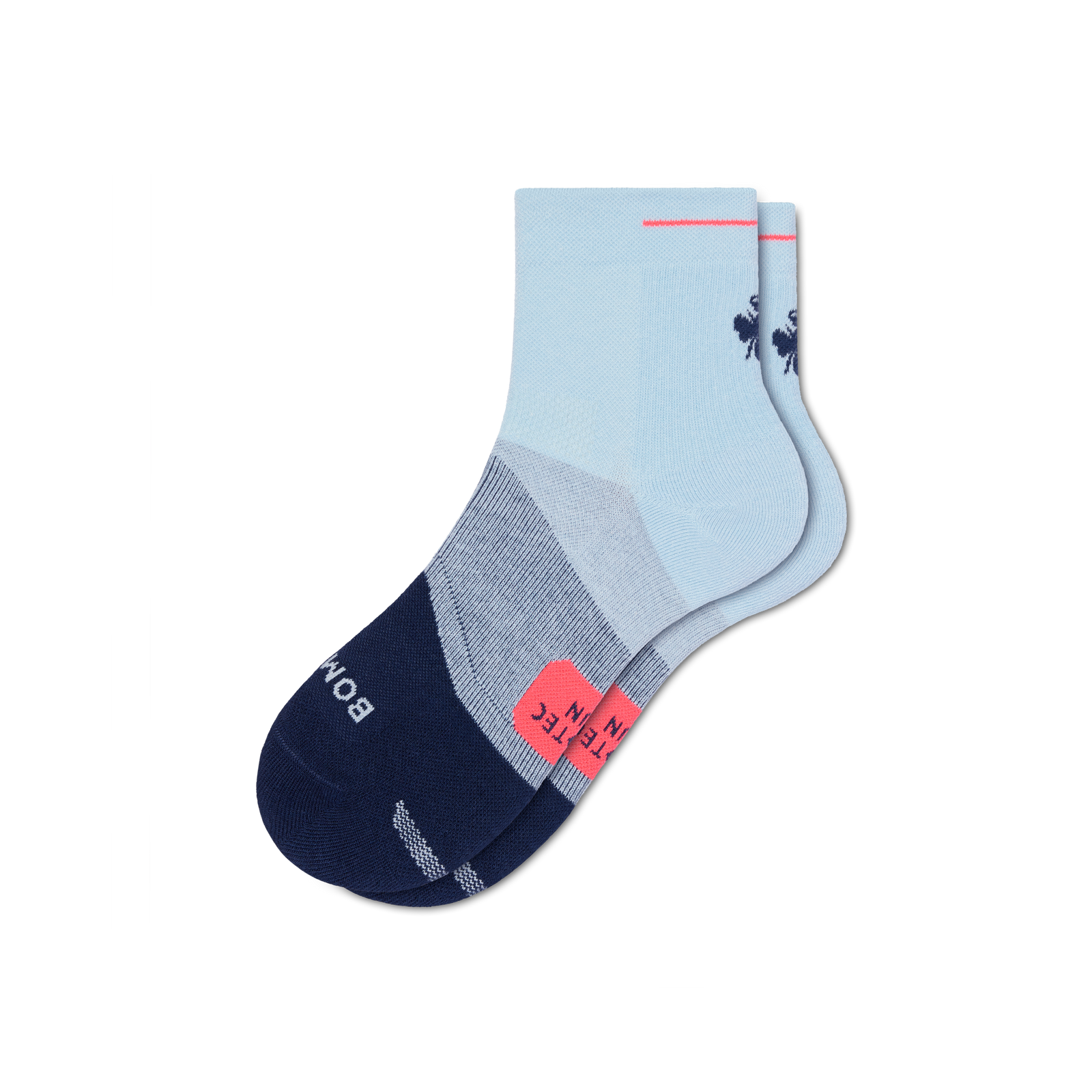 Run Quarter Socks - navy cloud L [10451]