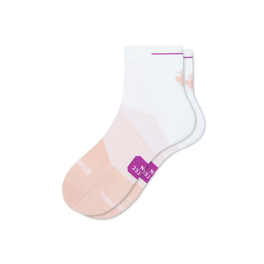 Women's Run Quarter Socks - Studio Weekend Step