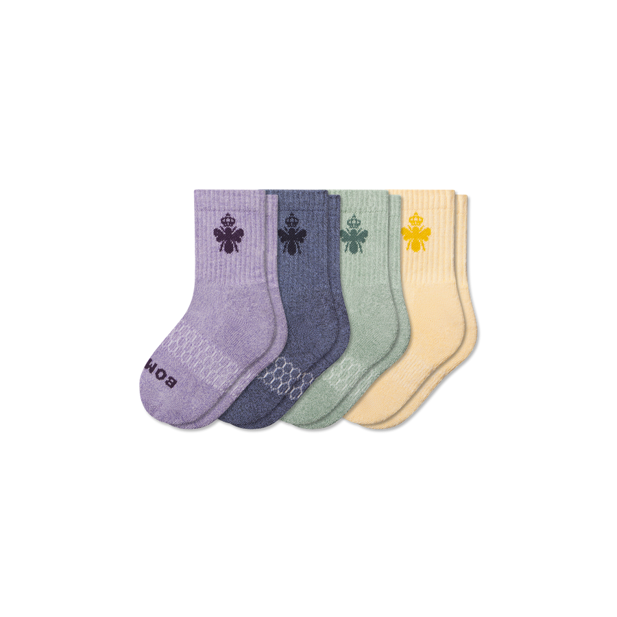 Junior Marl Calf Sock 4-Pack - Cozy School Fit