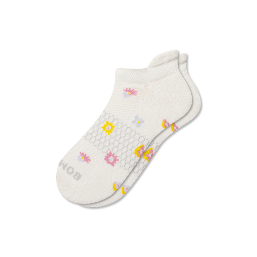Women's Garden Party Ankle Socks - Daily School Cushion