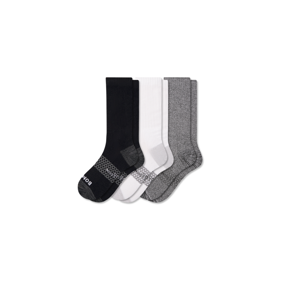 Women’s Everyday Compression Calf Sock 3-Pack (15-20mmHg) - Active Recovery Support