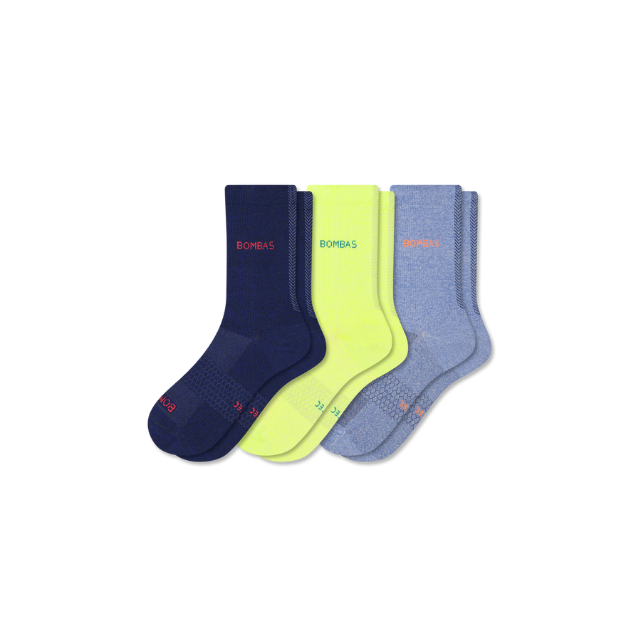 Women's UltraLite Sport Half Calf Sock 3-Pack - Breathable Home Pair