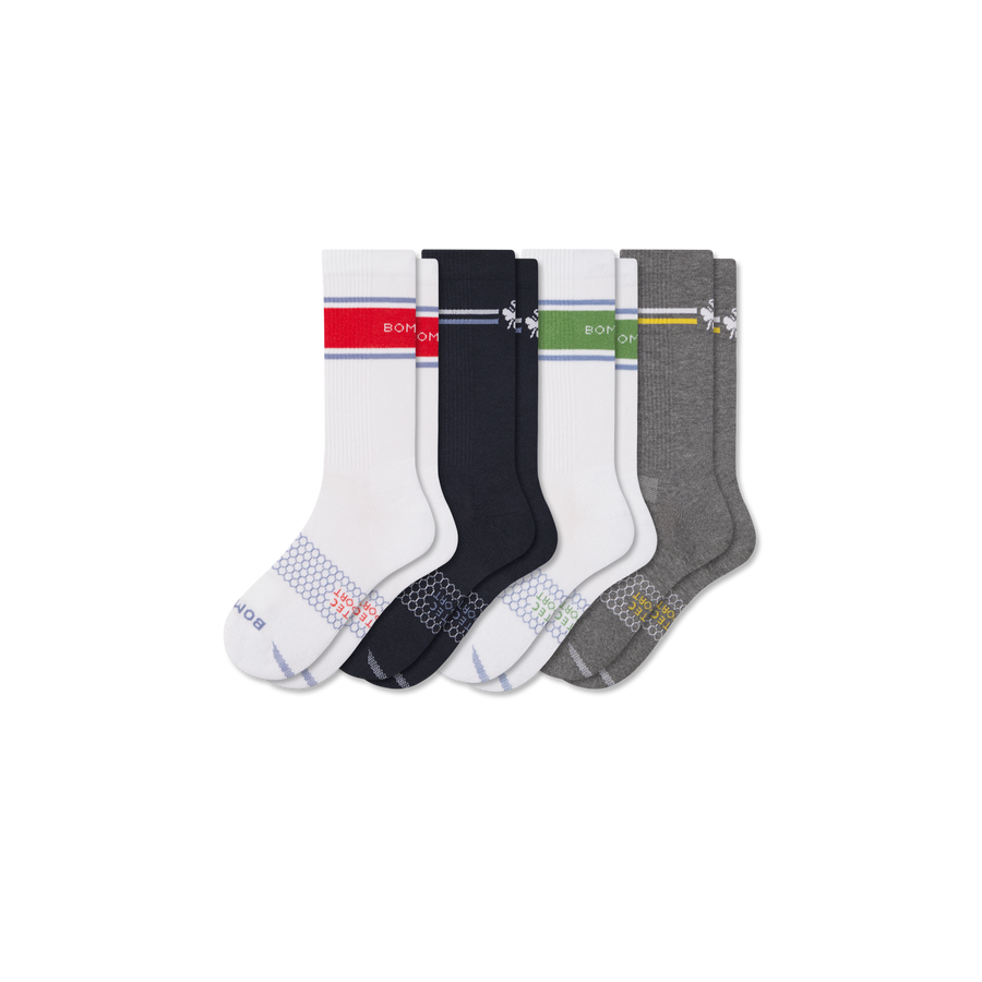 Women's All Sport Calf Sock 4-Pack - Everyday Studio Step