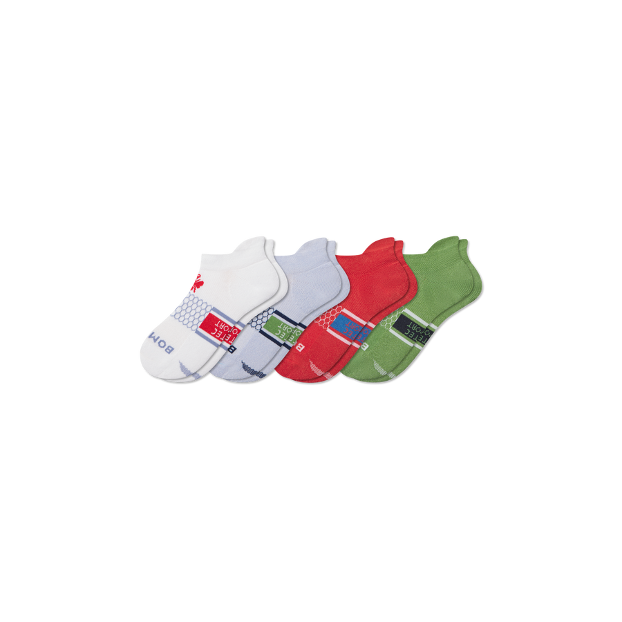 Youth All Sport Ankle Sock 4-Pack - Fresh Ankle Cushion