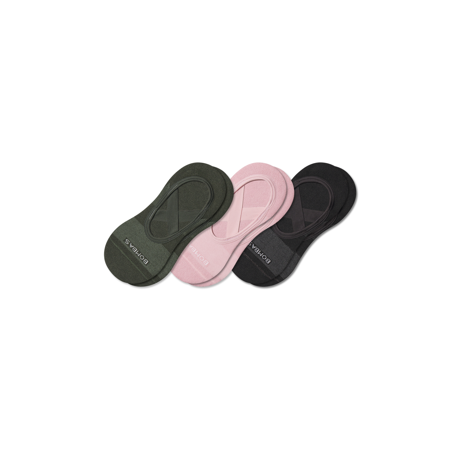 Studio Gripper Ballet No Show Socks - black rose mix L [10581]