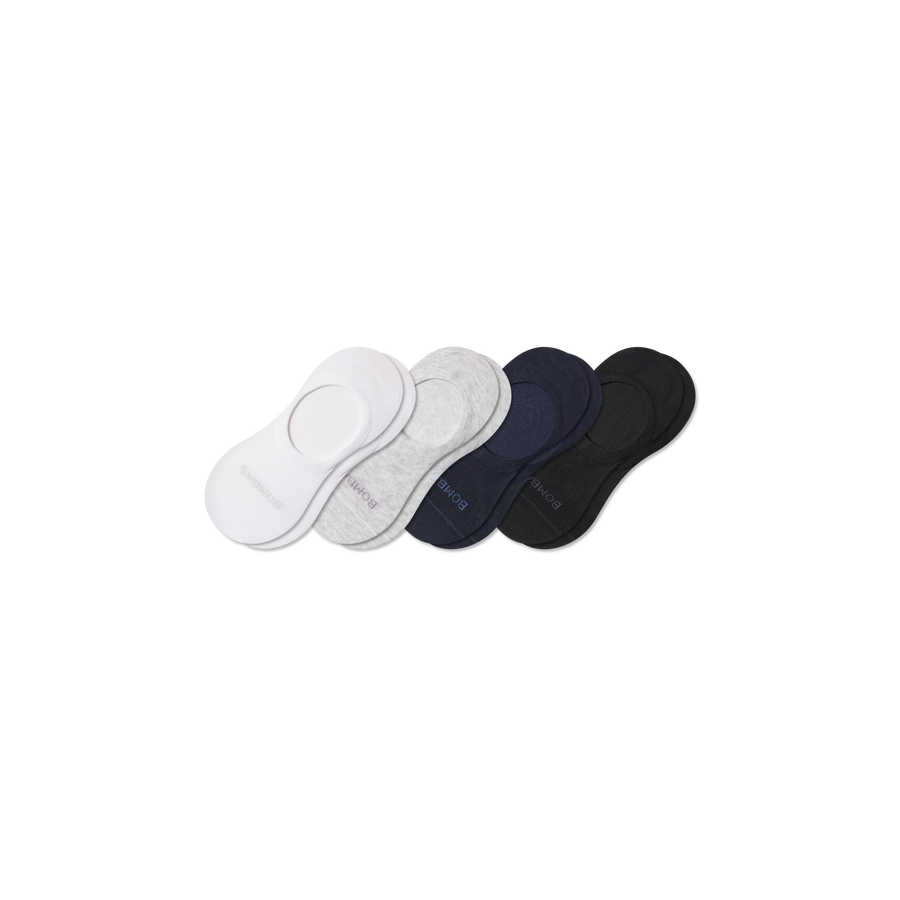 Men's Lightweight No Show Sock 4-Pack - Fresh Travel Support