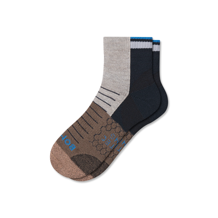 Hiking Quarter Socks - oat meal htr L [10619]