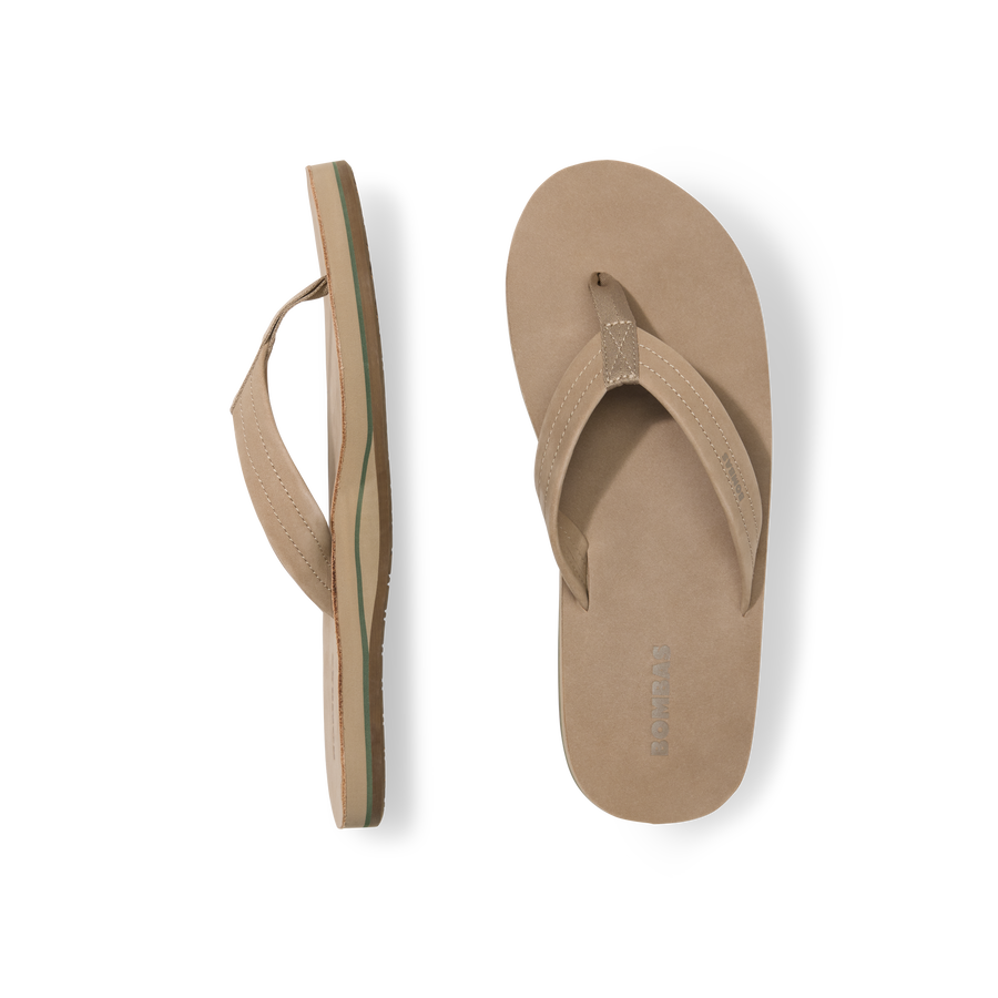 Men's Sunrise Leather Flip Flop - Weekend Lounge Ease