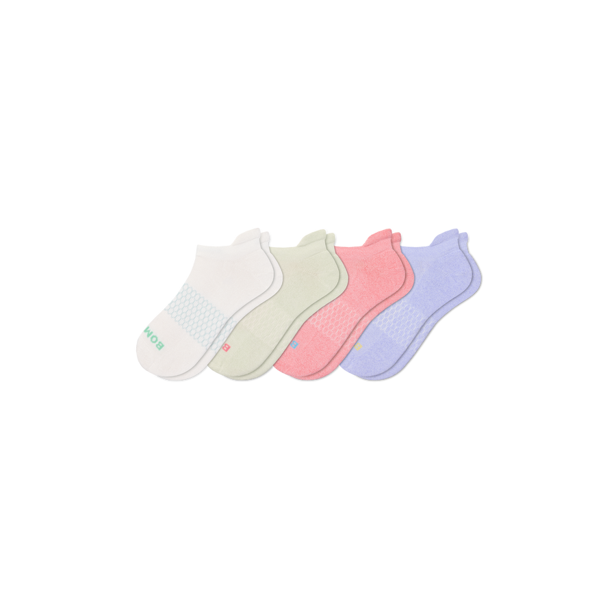Women's Solids Ankle Sock 4-Pack - Soft No Show Support