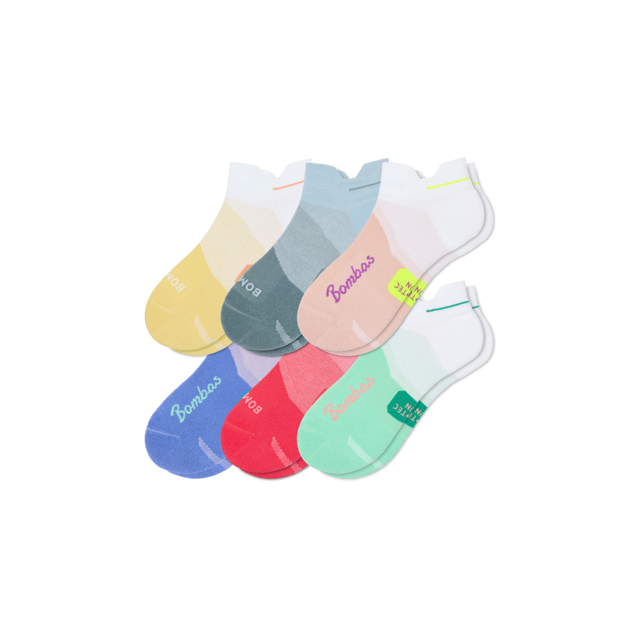 Women's Run Ankle Sock 6-Pack - Everyday Court Cushion