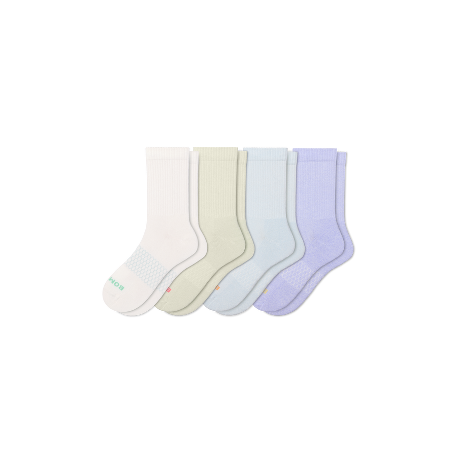 Women's Marl Half Calf Sock 4-Pack - Steady Shift Fit