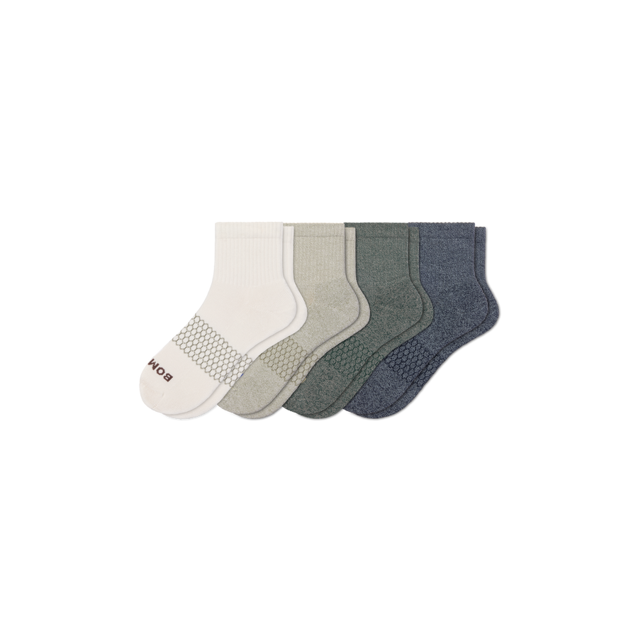 Men's Quarter Sock 4-Pack - Soft Weekend Pair