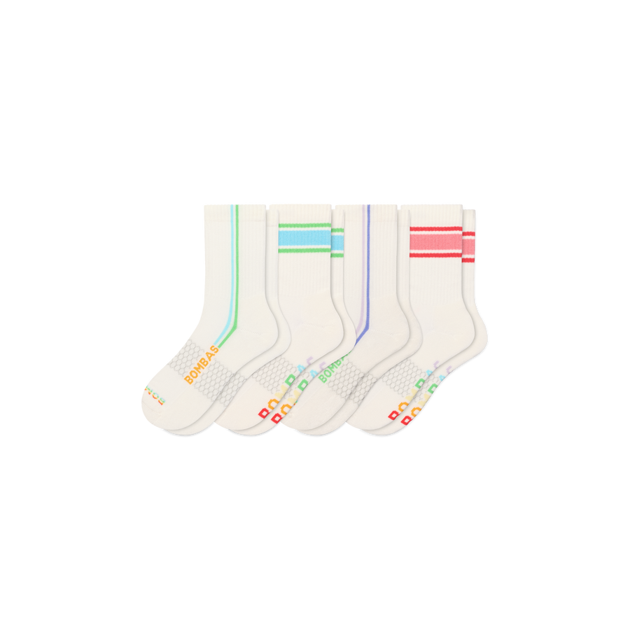 Pride Half Calf Sock 4-Pack - Cushion Office Support