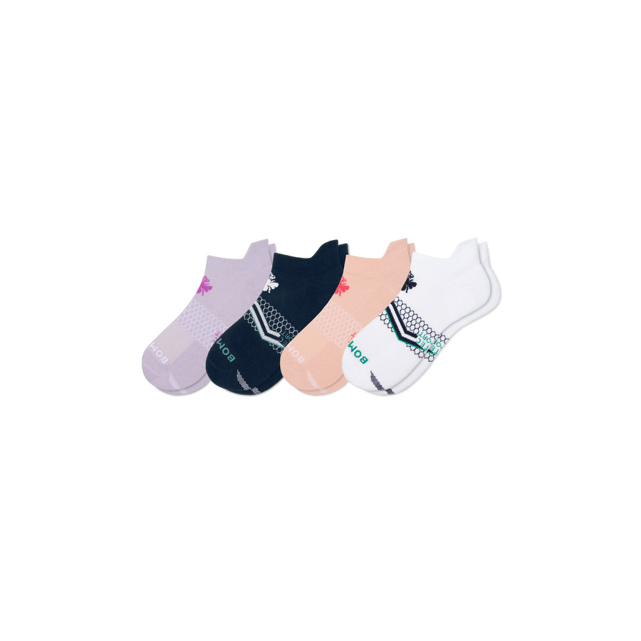 Women's All Sport Ankle Sock 4-Pack - Smooth Hike Cushion