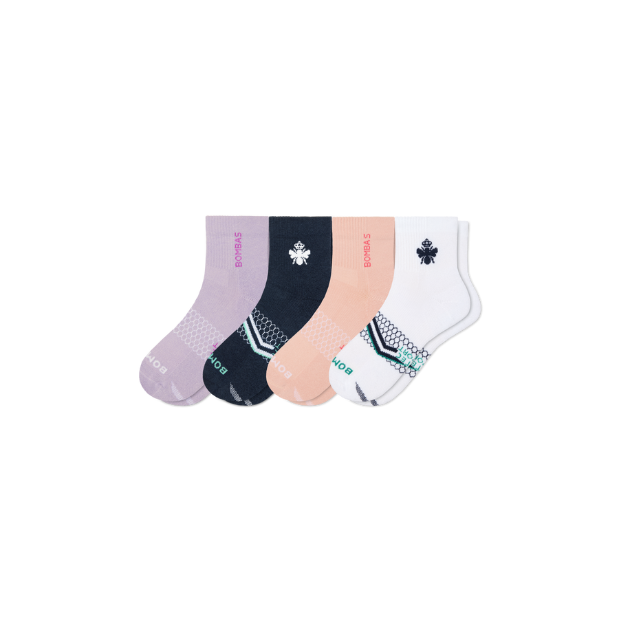 Women's All Sport Quarter Sock 4-Pack - Everyday Trail Fit