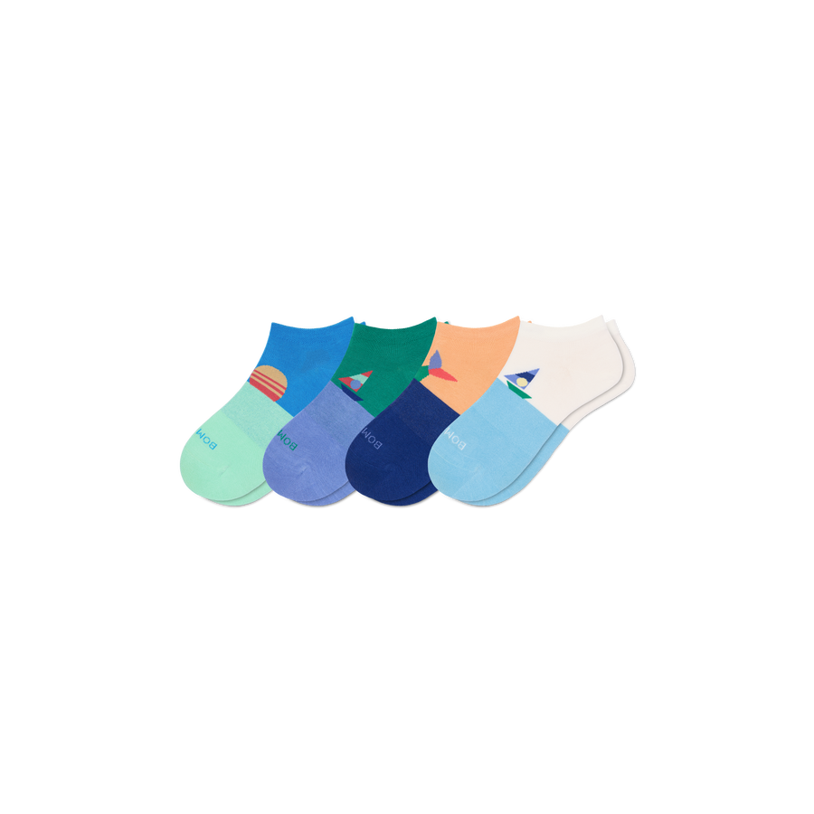 Youth Lightweight Ankle Sock 4-Pack - Trail Court Wear