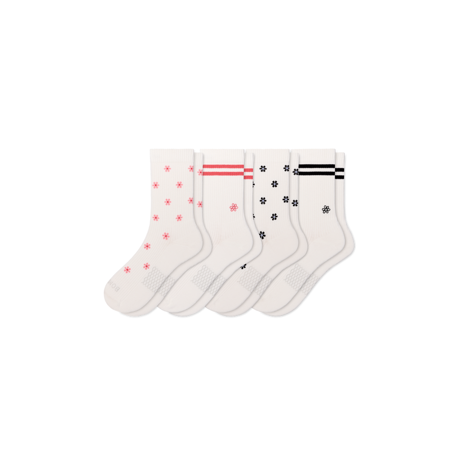 Women's Modern Rib Half Calf Sock 4-Pack - Easy Shift Move