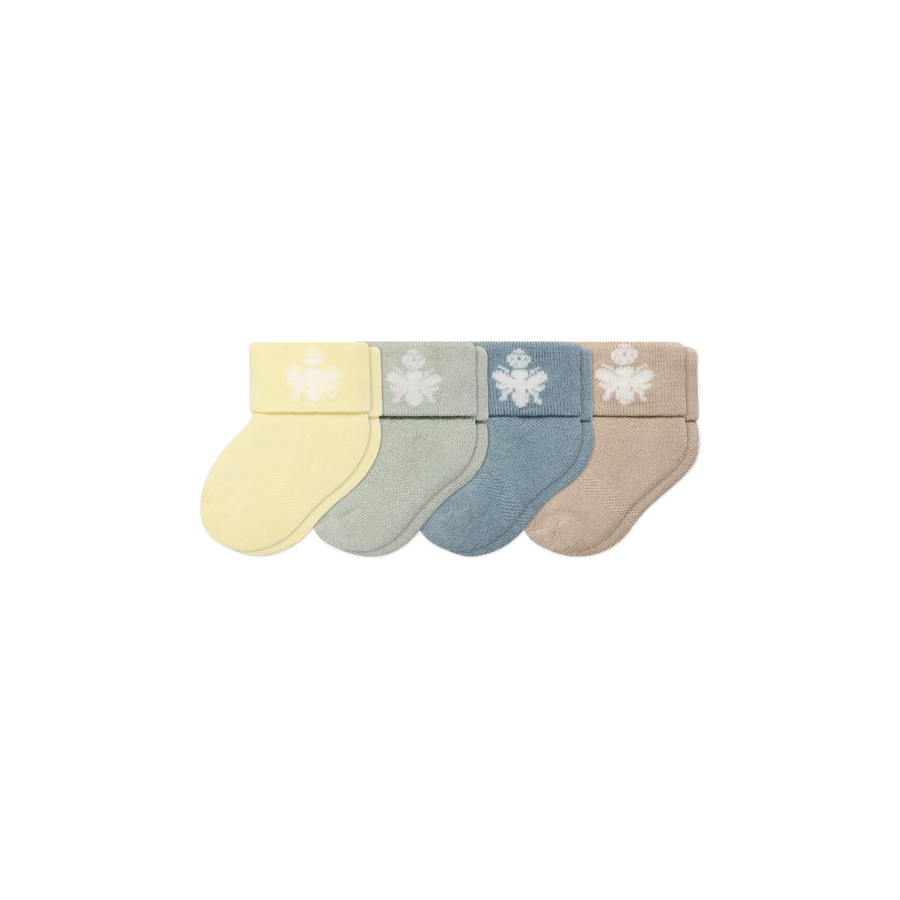 Baby Sock 4-Pack (0-6 Months) - Everyday Pair