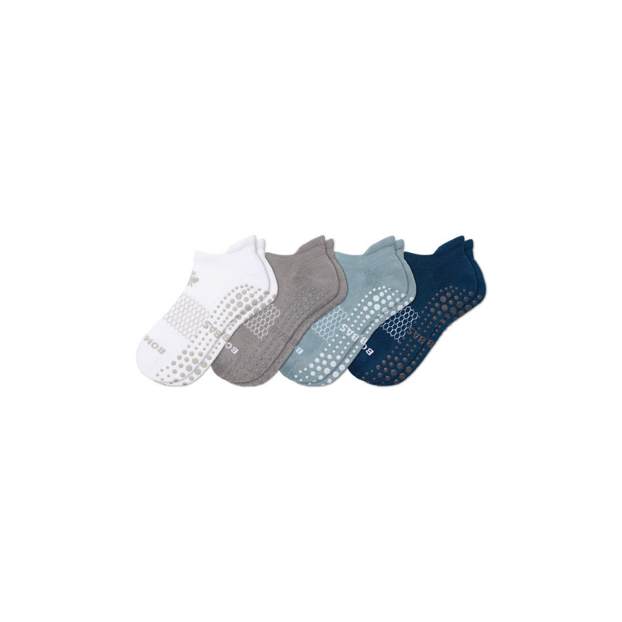 Women's Gripper Ankle Sock 4-Pack - Smooth Office Step
