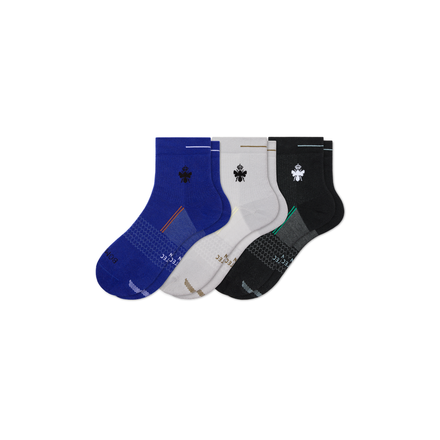 Men's Run Quarter Sock 3-Pack - Run Recovery Comfort