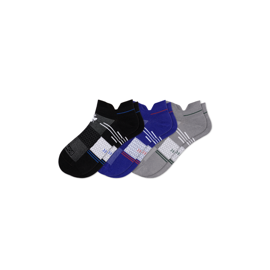 Men's UltraLite Sport Ankle Sock 3-Pack - Modern No Show Comfort