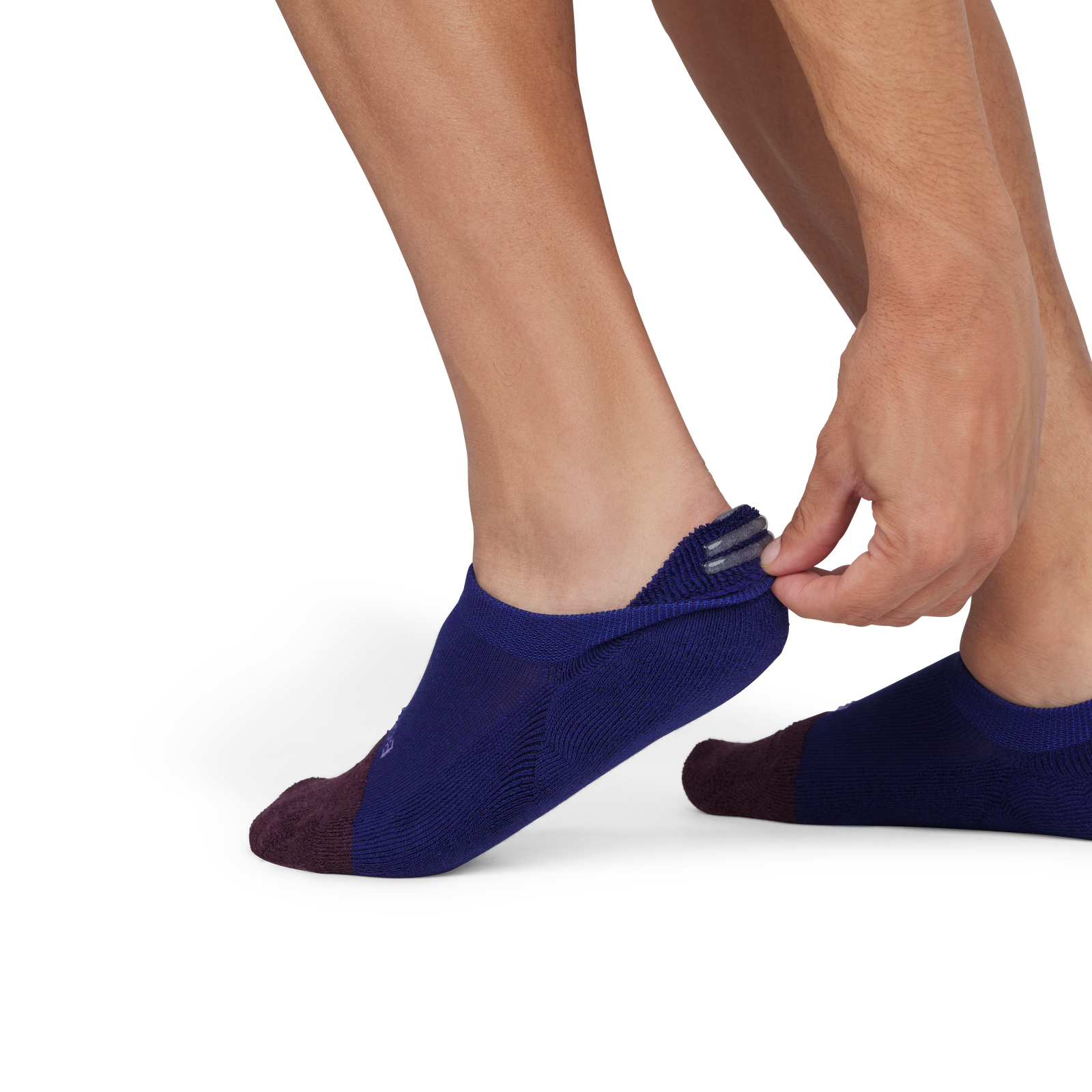 Cushioned No Show Socks - cosmic night night bloom Detail [3023]