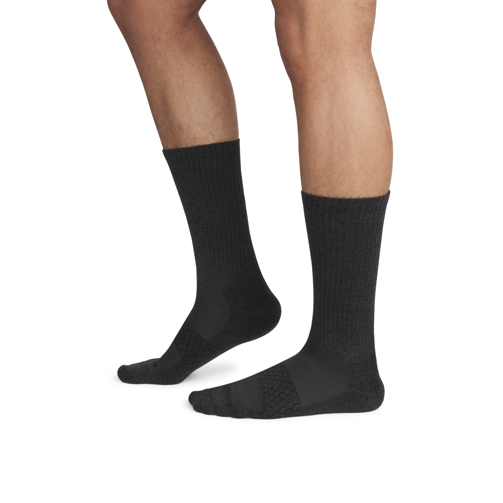 Marl Calf Socks - Black / Washed Black MO2 [3129]