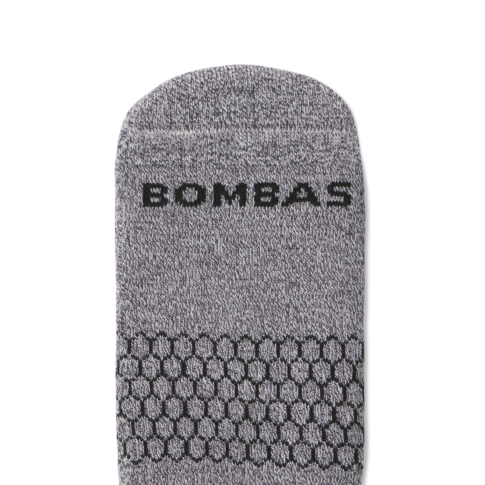 Marl Ankle Socks - Charcoal / White Detail [3360]