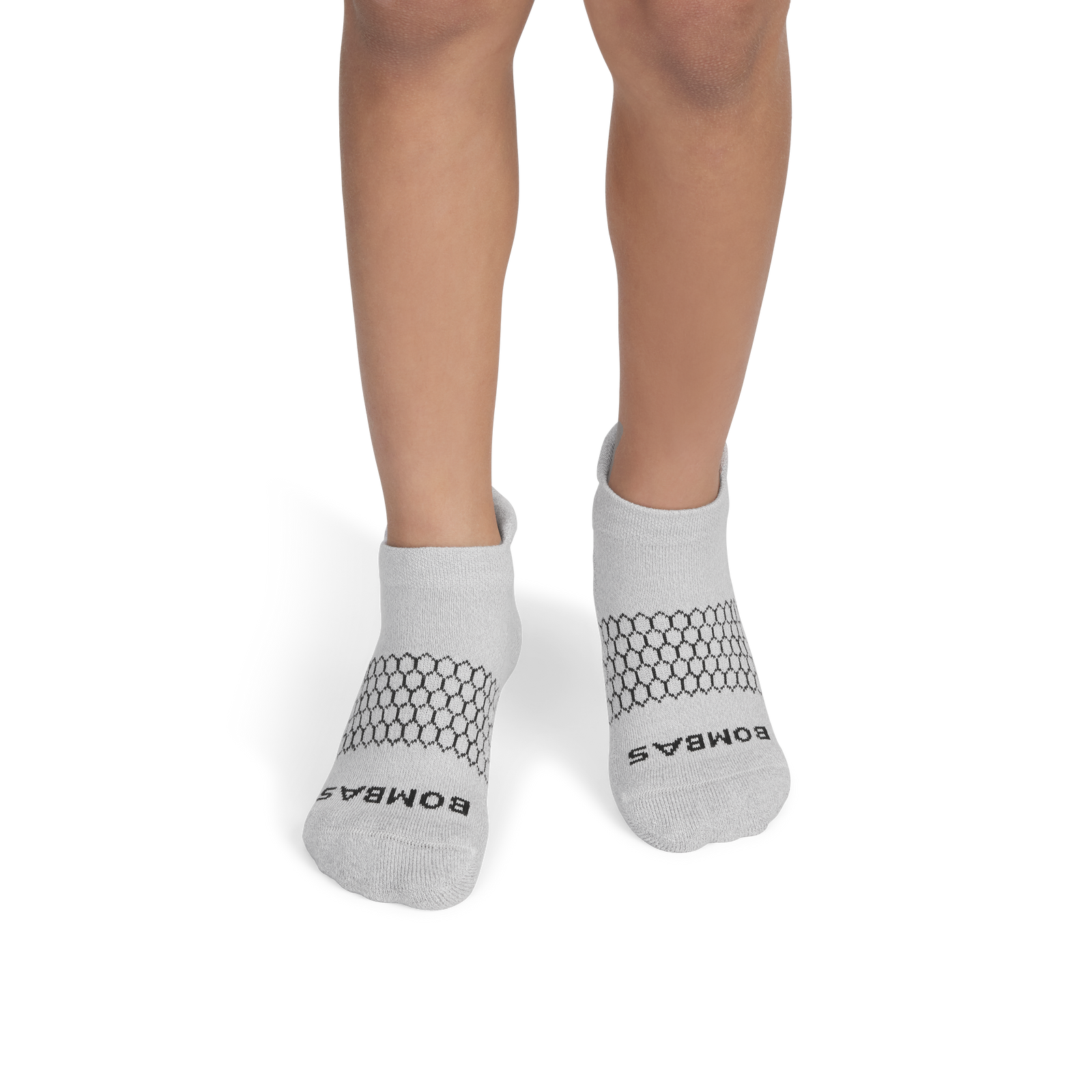 Marl Ankle Socks - Haze Grey / Soft White YO1 [3360]