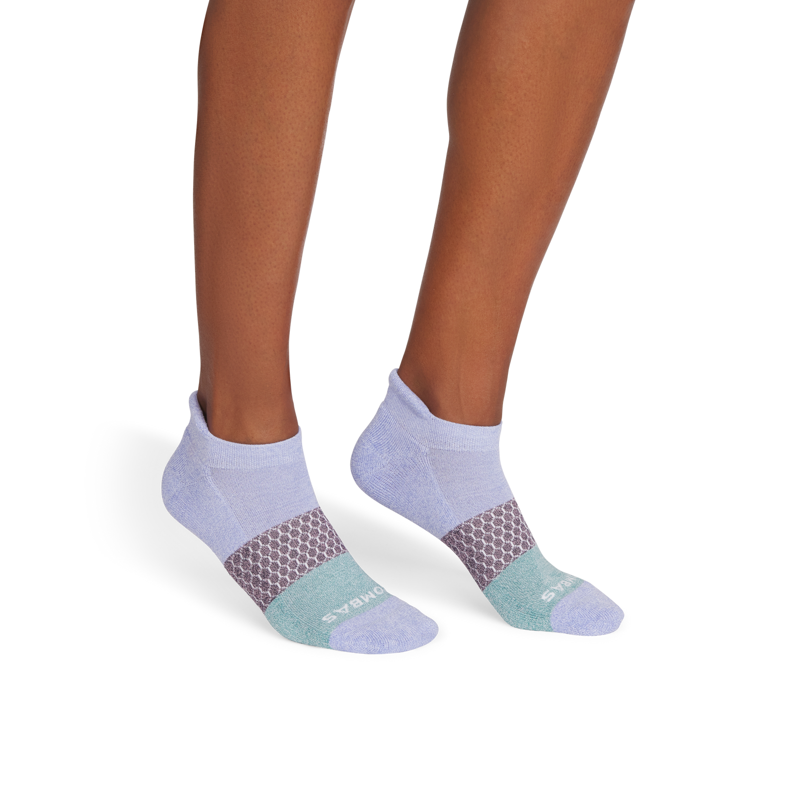 Tri-Block Ankle Sock - peri winkle mauve WO1 [3628]
