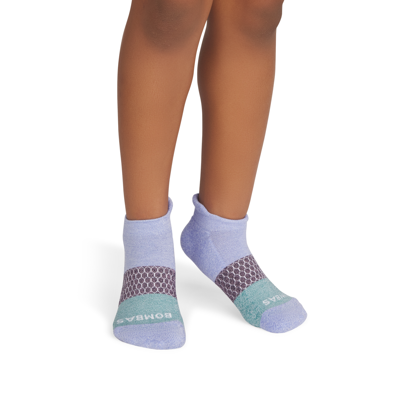 Tri-Block Ankle Sock - peri winkle mauve YO1 [3628]