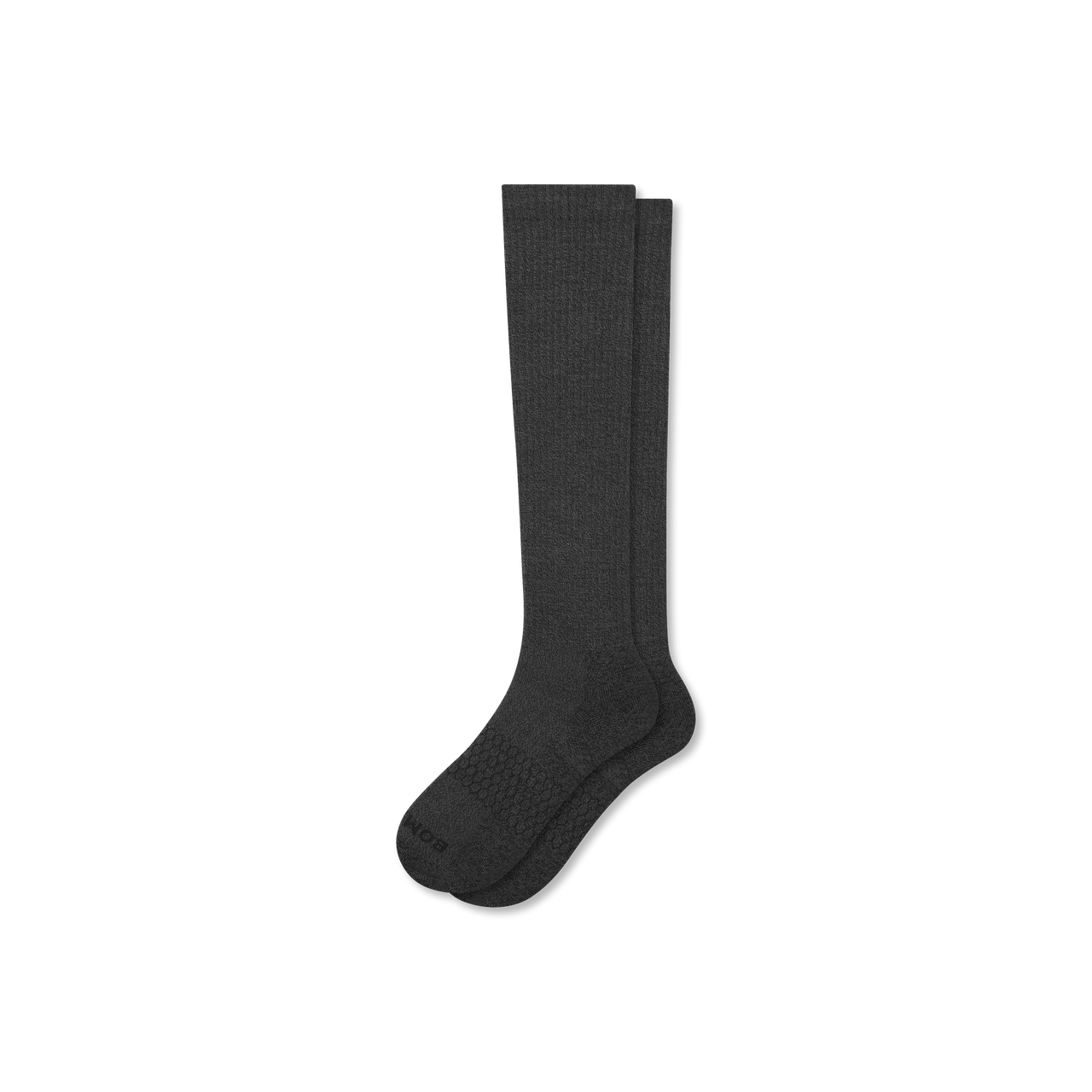 Marl Knee High Socks BLACK-WASHEDBLACK-layflat-1-transparent