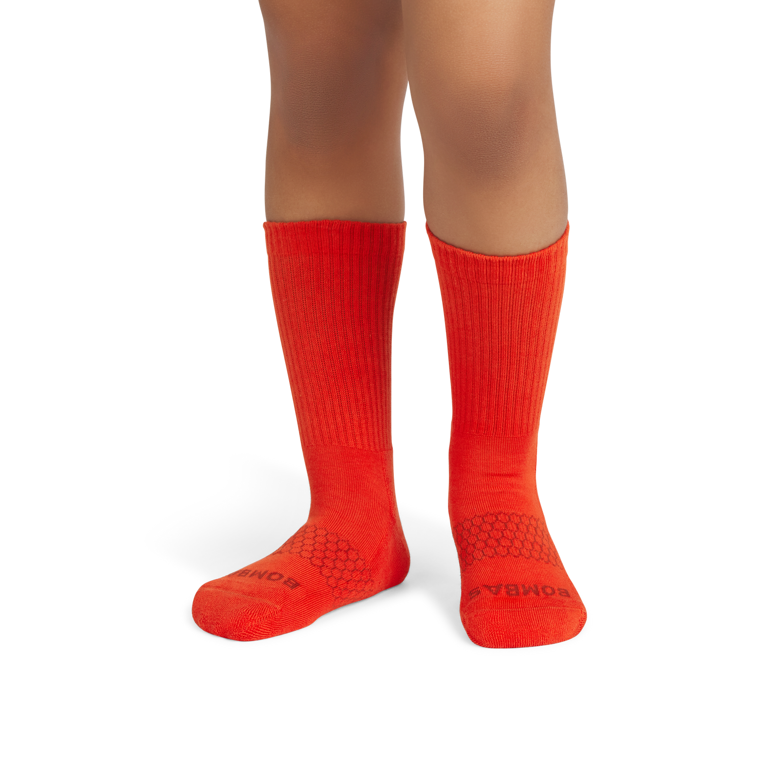 Youth Solids Calf Socks - burnt orange YO1 [6570]