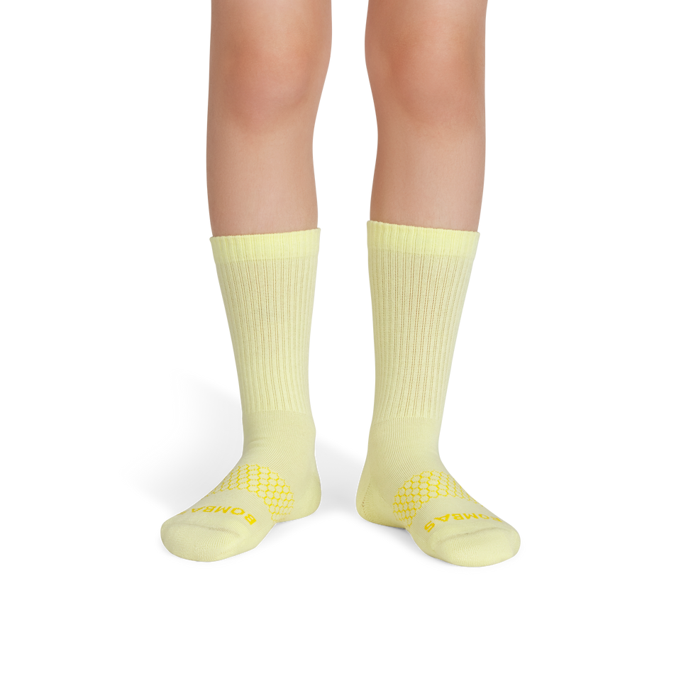 Youth Solids Calf Socks - light meringue YO1 [6570]