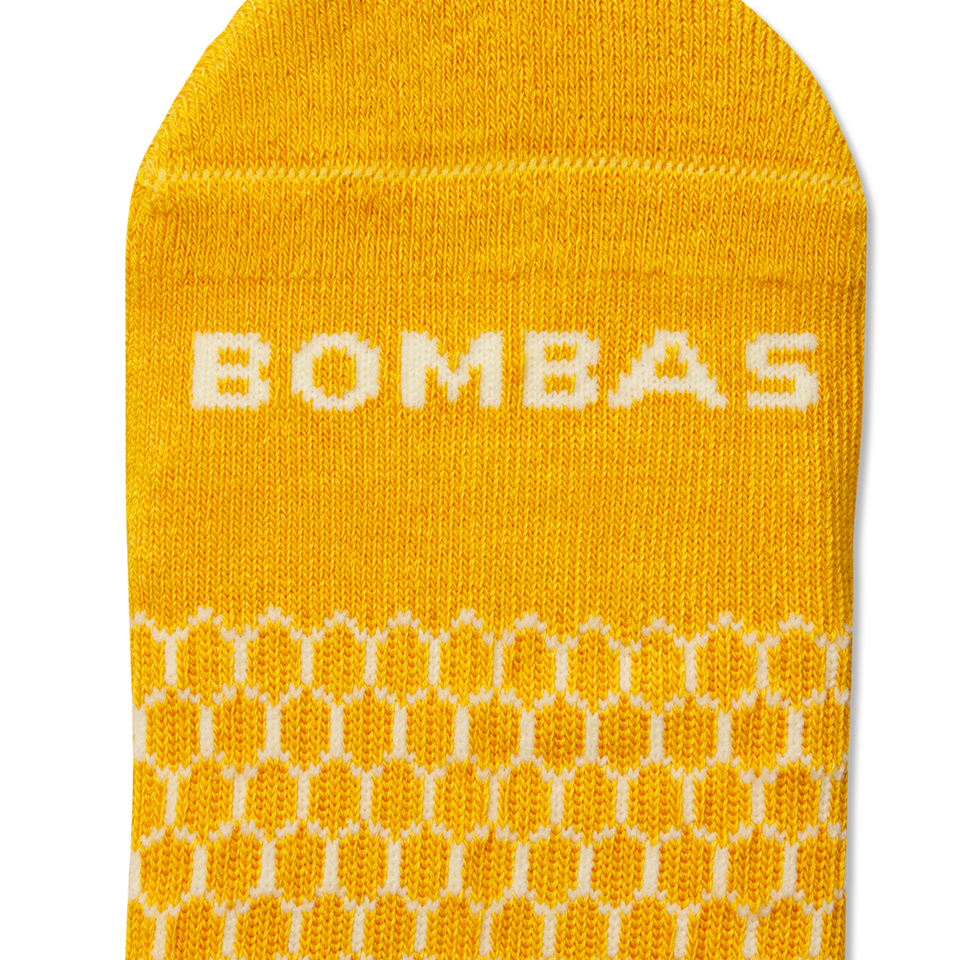 Youth Solids Calf Socks - ochre Detail [6570]