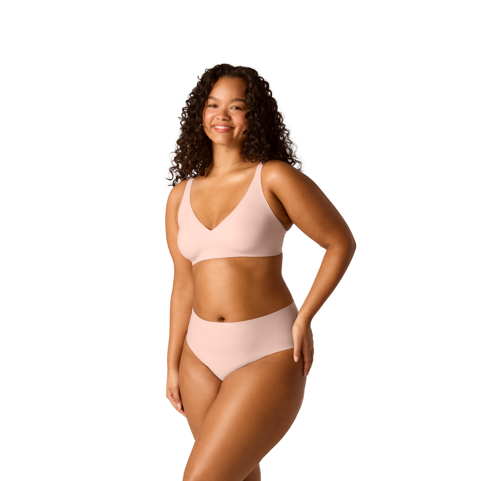 Women's No Show High Rise Brief - Pink Sandstone WO4 [7197] [2025]