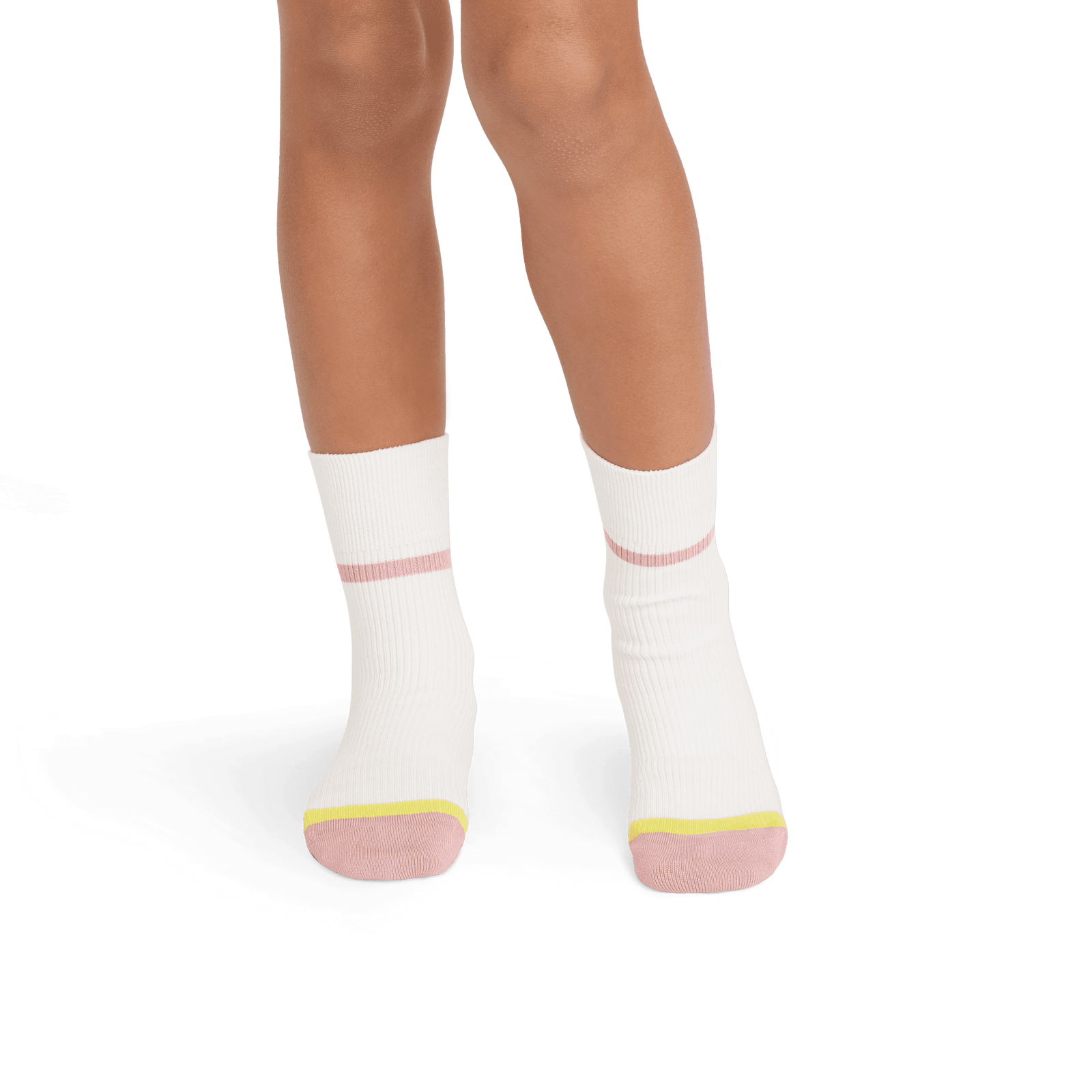 Youth Lightweight Ribbed Quarter Socks softwhite--2-transparent