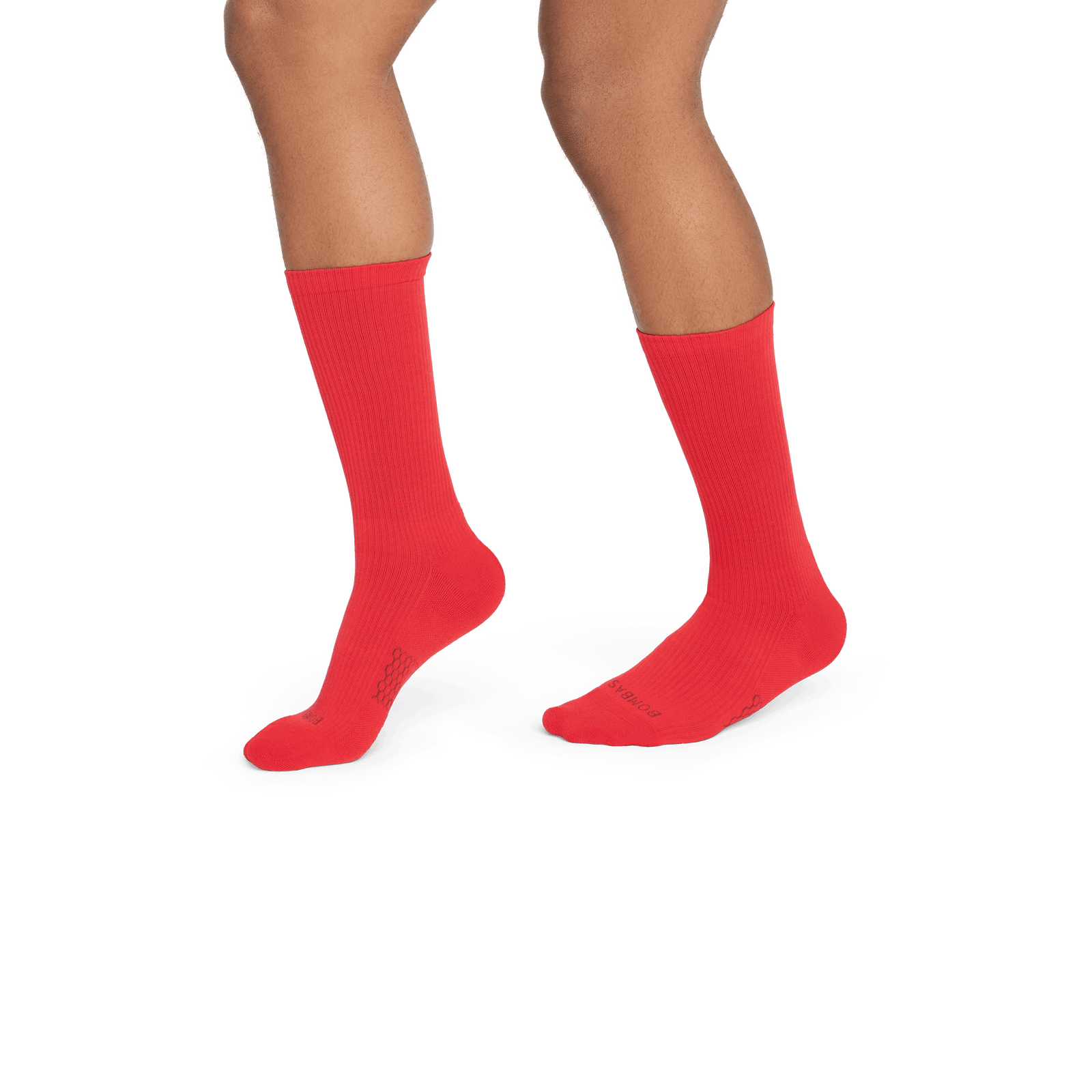 Modern Rib Calf Socks - Red Sky - MO2 [7406]