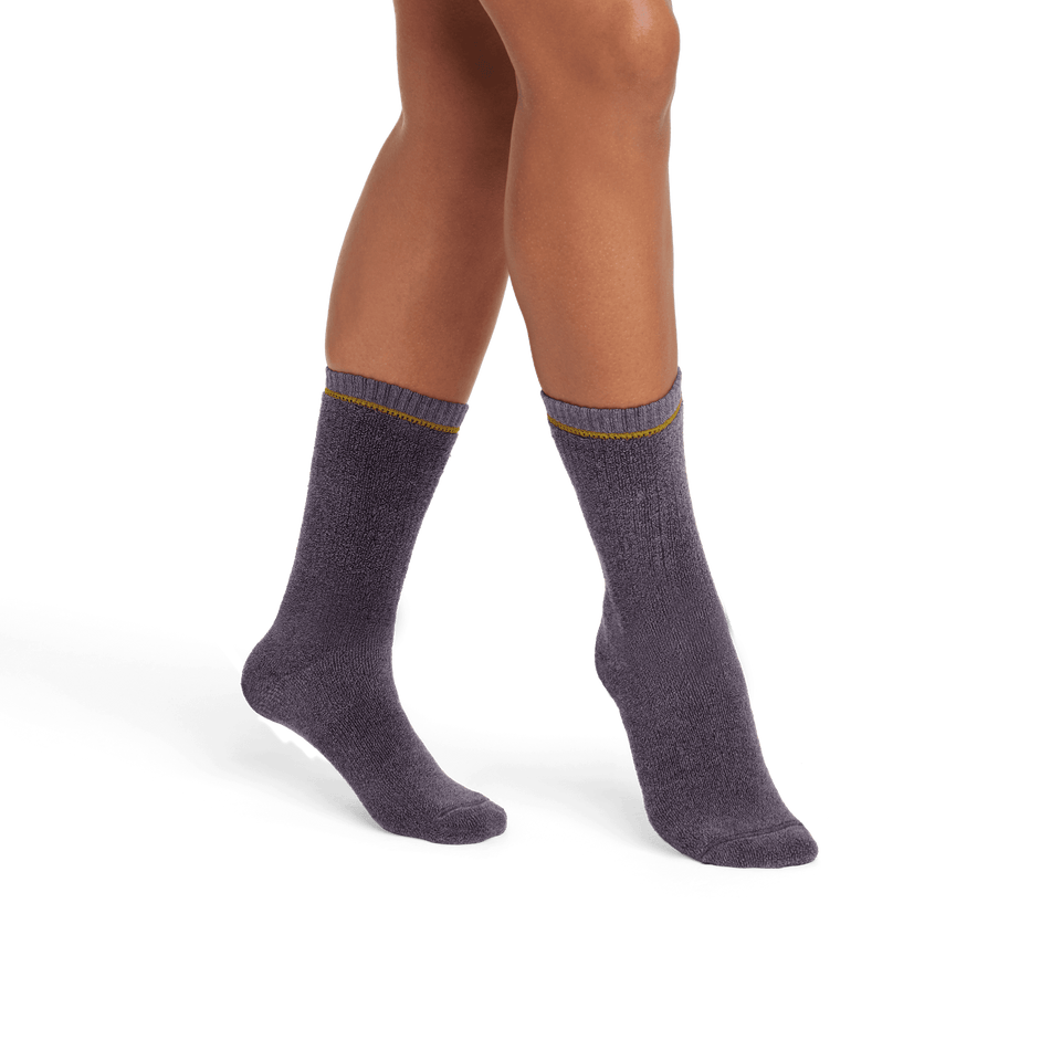 Cotton Terry Calf Socks midnightnavy-steelpurple-WO-3-transparent