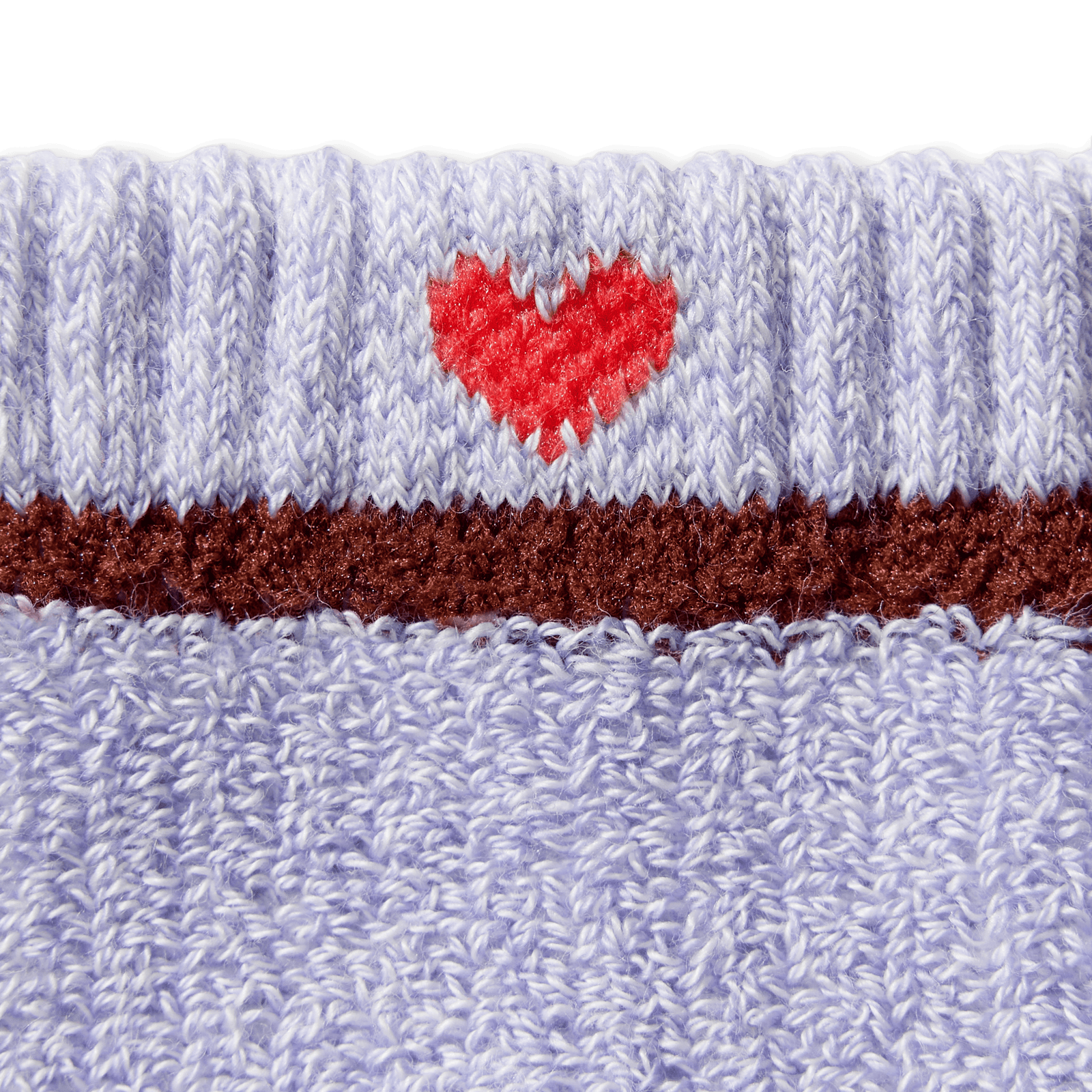Toddler Cotton Terry Calf Socks lightpurple-softwhite-detail-4-transparent