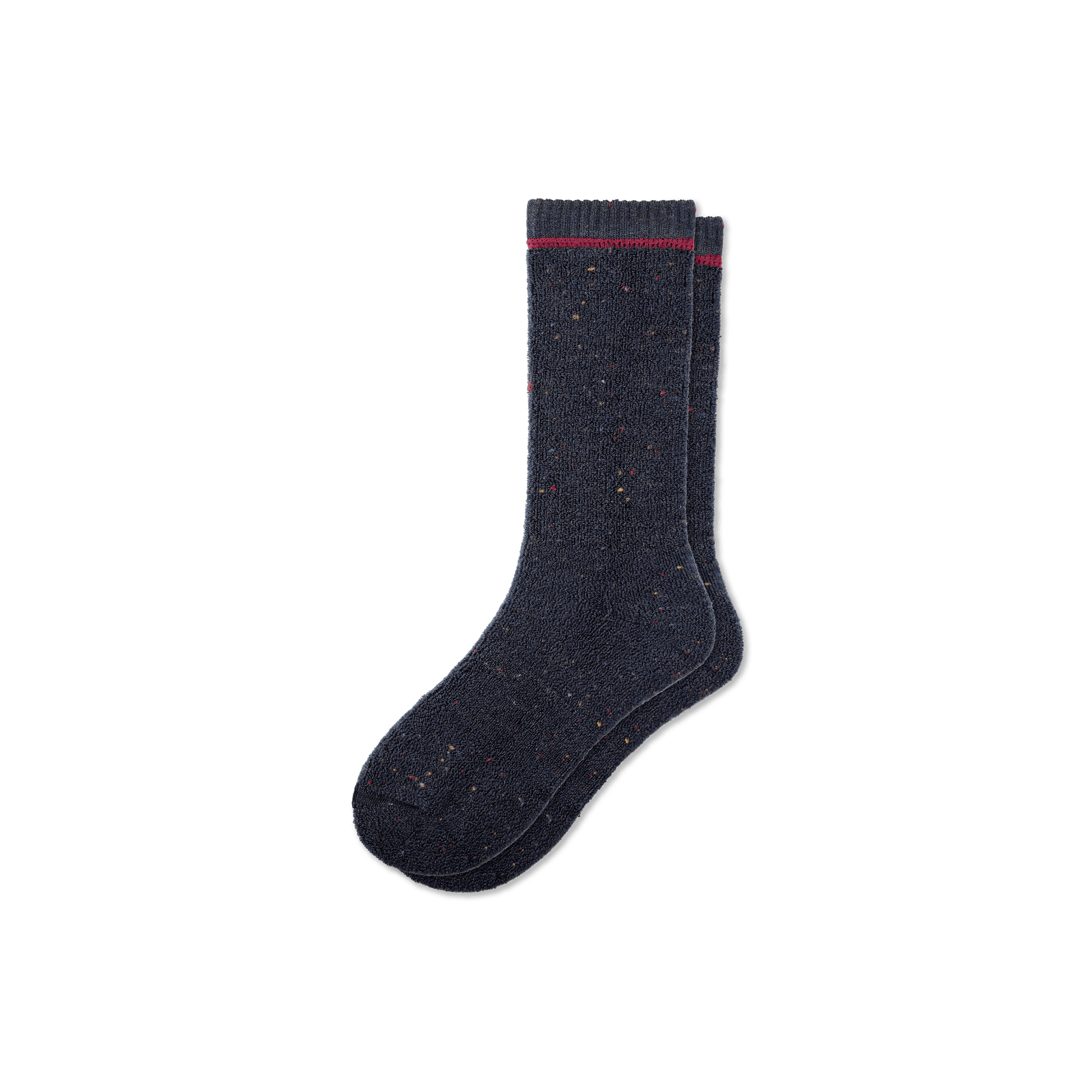 Merino Wool Blend Terry Socks Midnight Navy L